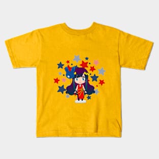 cute chibi stars Kids T-Shirt